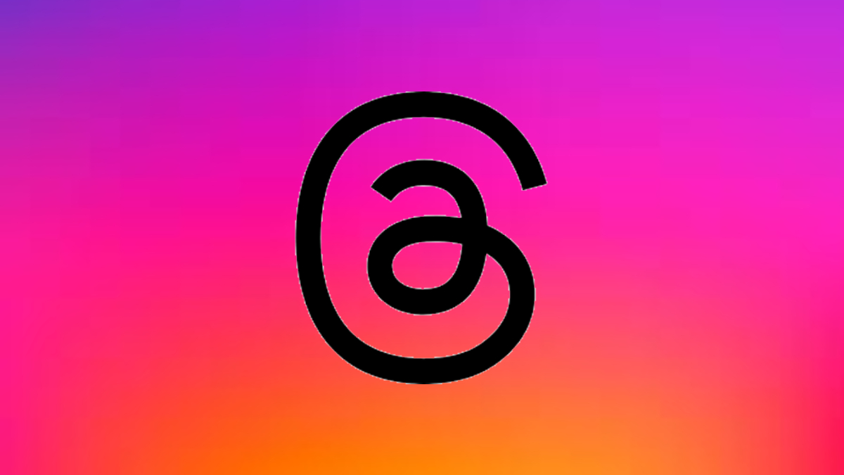 Threads logo over Instagram colors