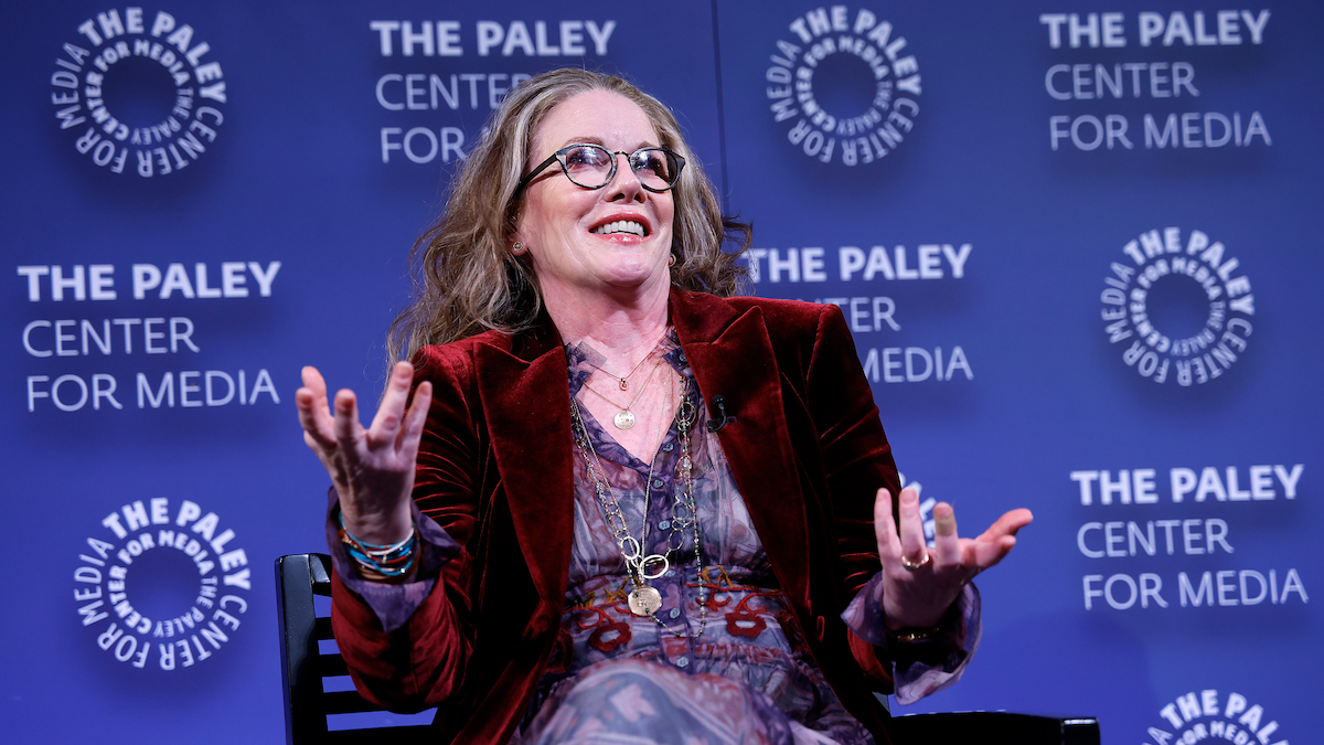Melissa Gilbert speaks at The Paley Center For Media hosts "The Beauty That Remains: The Legacy Of Anne FranK"