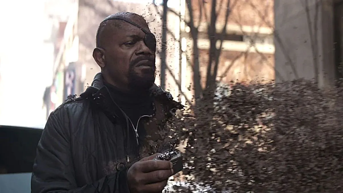 Samuel L. Jackson as Nick Fury in Marvel's 'Avengers: Infinity War'.