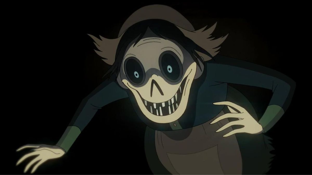 A possessed girl from 'Over the Garden Wall' is shown. 