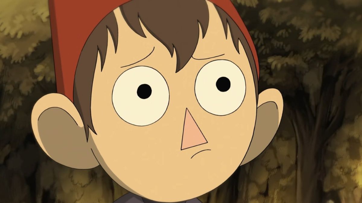 Wirt from Over the Garden Wall looks sad.