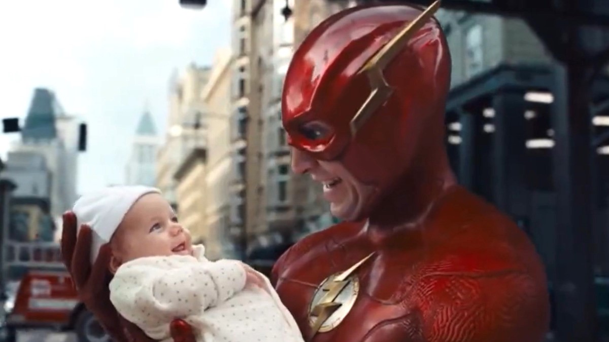 Ezra Miller as Barry Allen in 'The Flash'