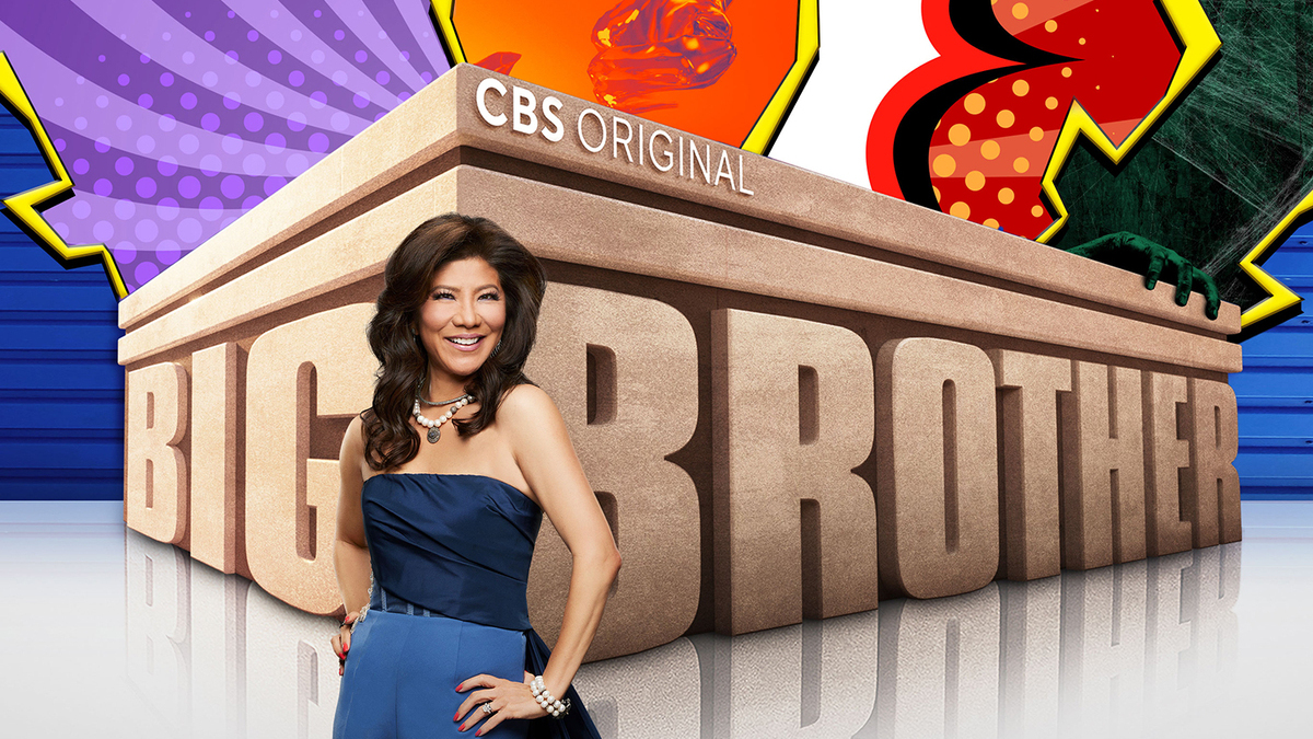 Julie Chen on the key art for season 25 of Big Brother