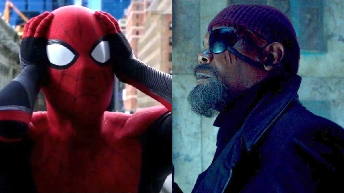Tom Holland as Spider-Man in 'Spider-Man: Far From Home'/Samuel L. Jackson as Nick Fury in 'Secret Invasion'