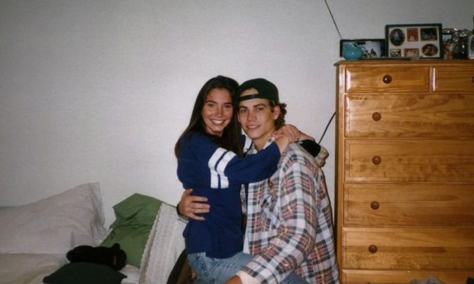 Young Rebecca Soteros and Paul Walker