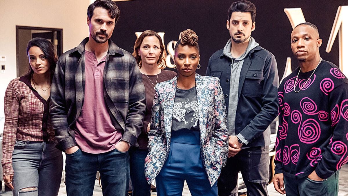 The cast of NBC's 'Found', Shanola Hampton, Kelli Williams, Brett Dalton, Gabrielle Walsh, Arlen Escarpeta, and Karan Oberoi.