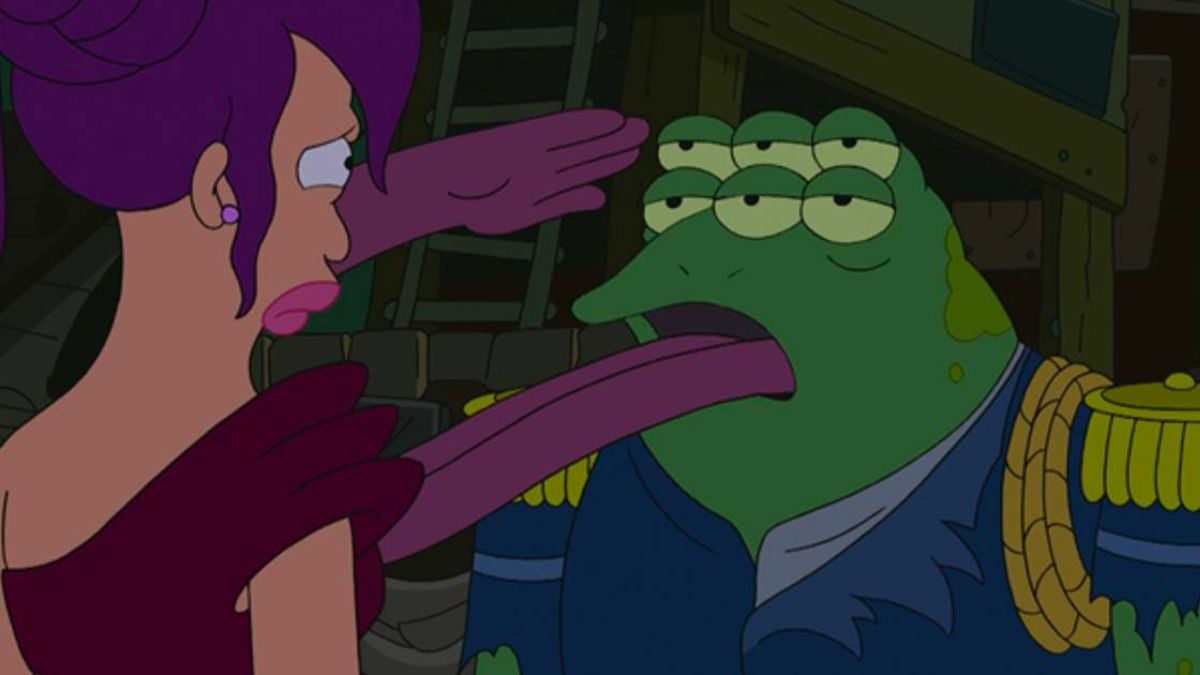 Leela and a mutant.