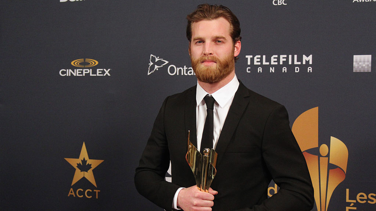 Jared Keeso poses in the press room at the 2015 Canadian Screen Awards at the Four Seasons Centre for the Performing Arts on March 1, 2015 in Toronto, Canada. 
