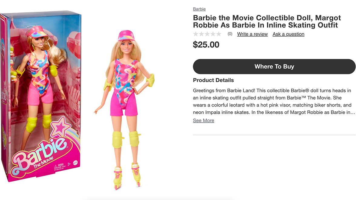 New Barbie The Movie collection from Mattel is available now