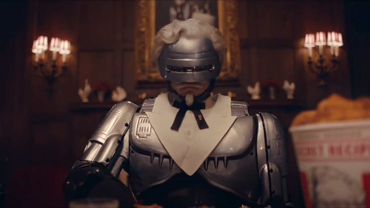 RoboCop as Colonel Sanders