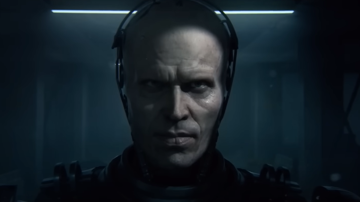 Peter Weller como RoboCop em "RoboCop: Cidade Rogue"