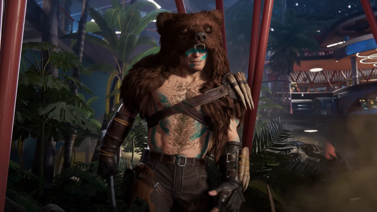 Grizzly looking menacing in Insomniac's Spider-Man 2