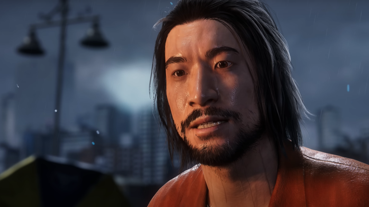 Martin Lee looking disheveled in Insomniac's "Spider-Man 2"