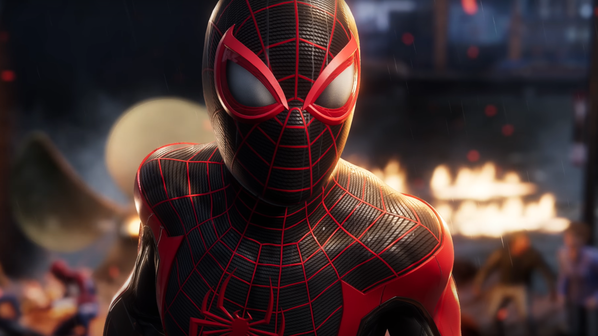 Miles Morales Spider-Man in Insomniac's "Spider-Man 2"