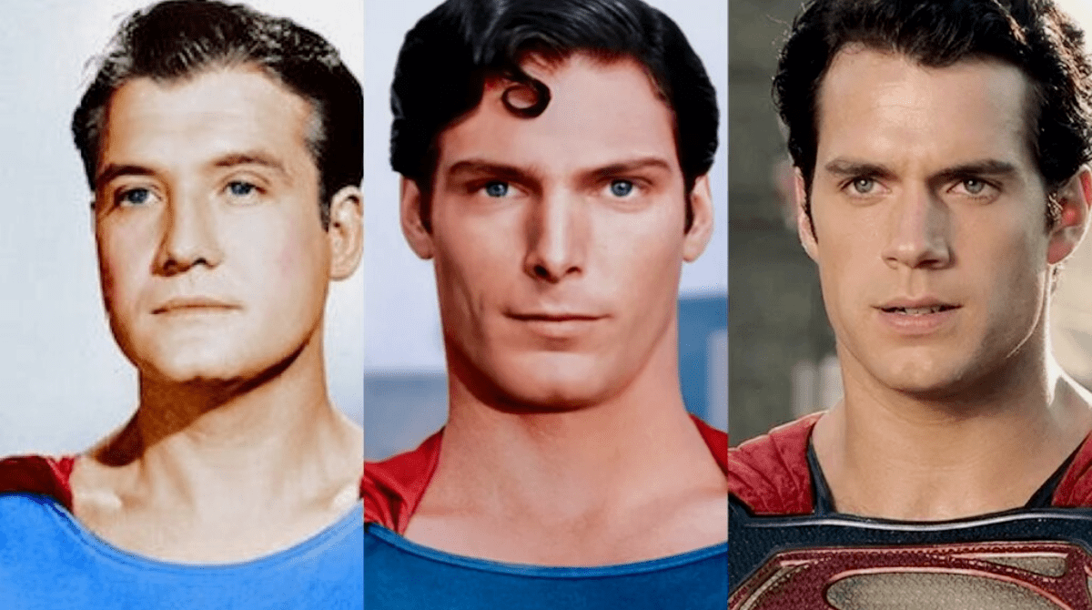 Superman in DC live action versions