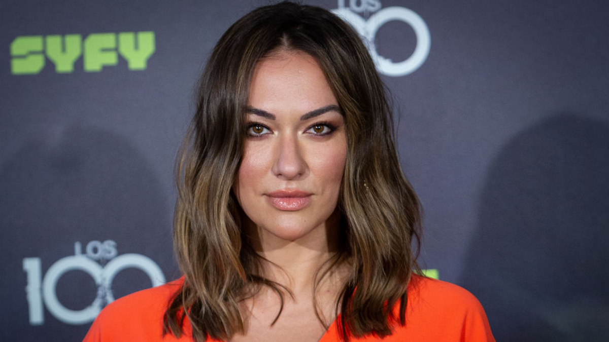 Tasya Teles attends the 'Los 100' , 'The 100', photocall at Santo Mauro hotel on June 12, 2019 in Madrid, Spain. 