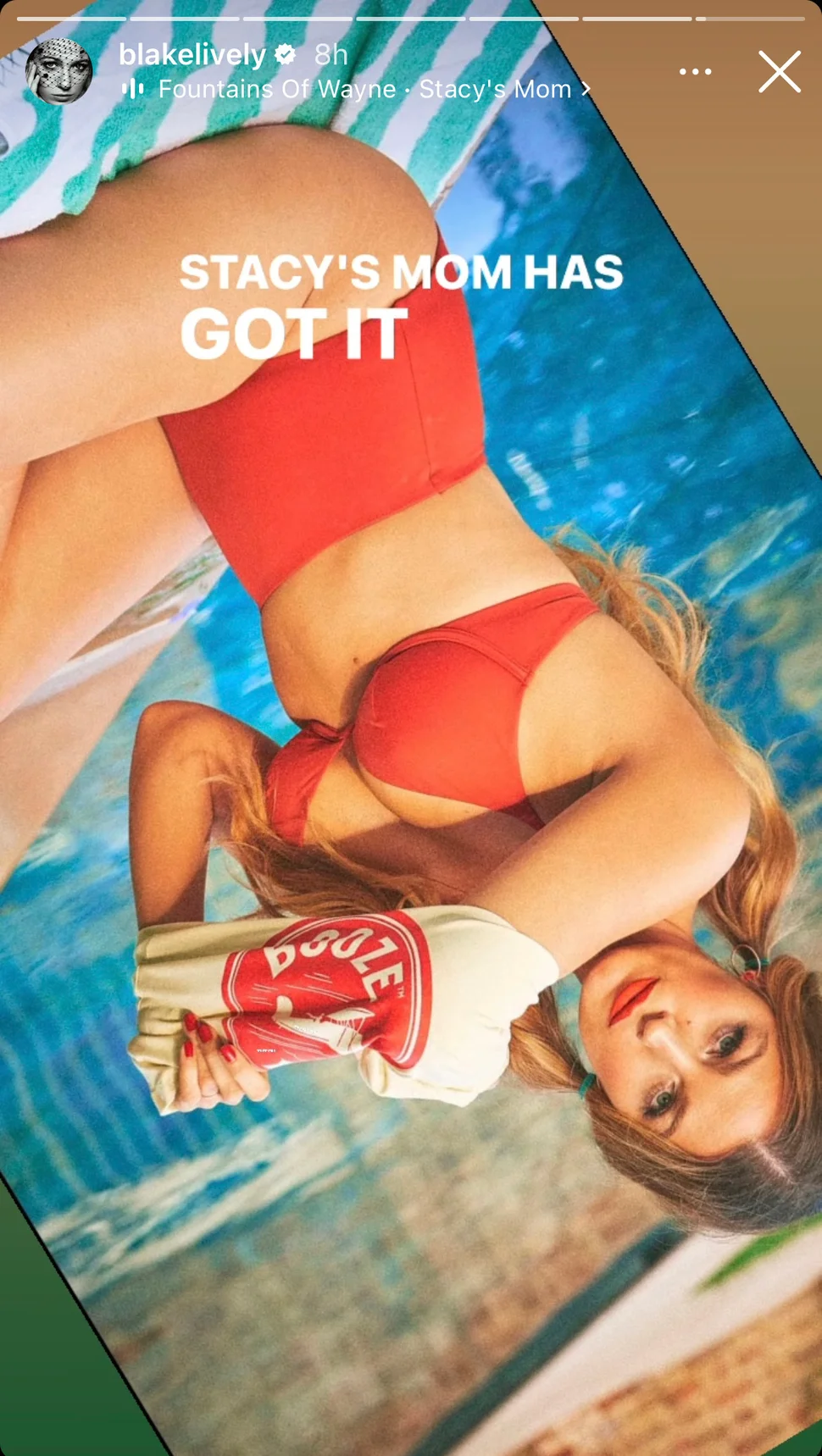 Blake Lively Wears Red Bikini for Summer 2023 Betty Buzz Ad