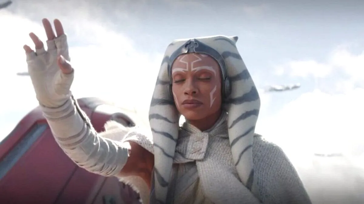 Ahsoka Tano reaches out to the Purgill using the Force in 'Ahsoka' episode five