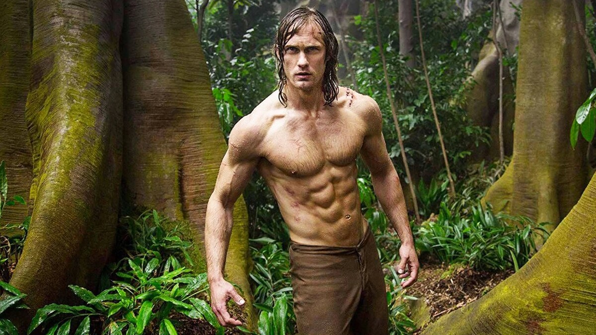 Alexander Skarsgard treks shirtless through the jungle in 'The Legend of Tarzan' 