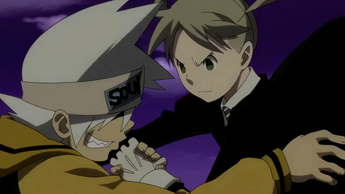Maka and Soul Eater in Soul Eater Opening Theme 1 