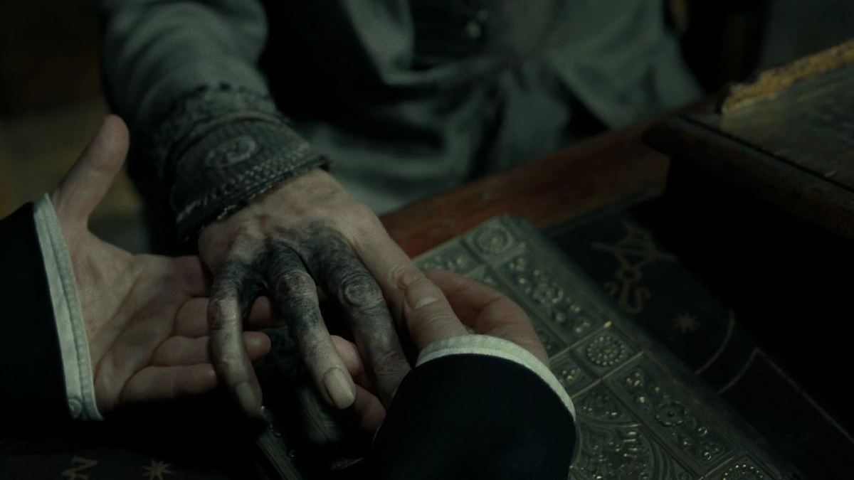 Dumbledore's hand from 'Harry Potter and the Half-Blood Prince'
