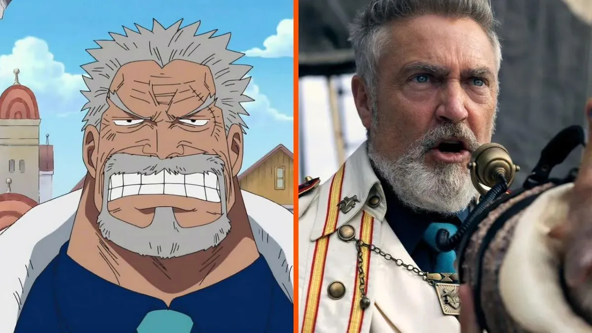 Garp One Piece live-action and anime