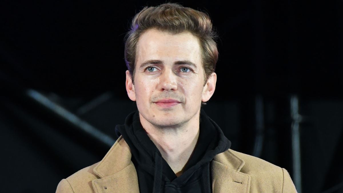 Hayden Christensen speaks on stage at the celebrity talk event during Tokyo Comic Con 2022 at Makuhari Messe on November 27, 2022 in Chiba, Japan. (Photo by Jun Sato/WireImage)