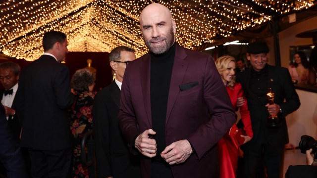 HOLLYWOOD, CALIFORNIA - MARCH 27: John Travolta attends the Governors Ball during the 94th Annual Academy Awards at Dolby Theatre on March 27, 2022 in Hollywood, California.