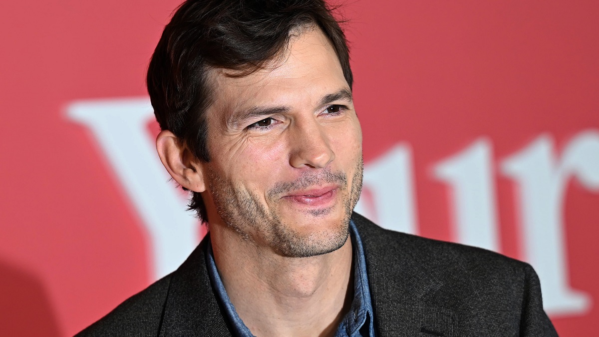 LOS ANGELES, CALIFORNIA - FEBRUARY 02: Ashton Kutcher arrives for the World Premiere Of Netflix's "Your Place Or Mine" held at Regency Village Theatre on February 02, 2023 in Los Angeles, California.