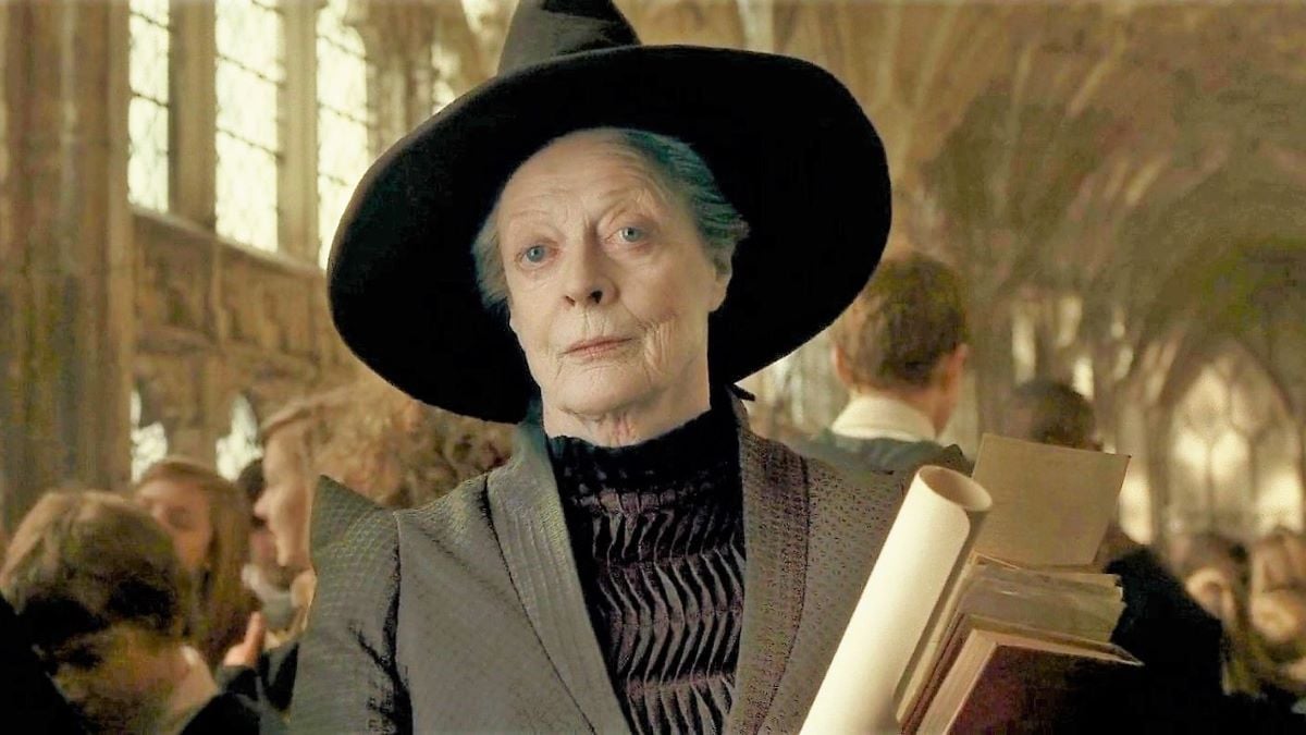 Maggie Smith as Minerva McGonagall in Harry Potter