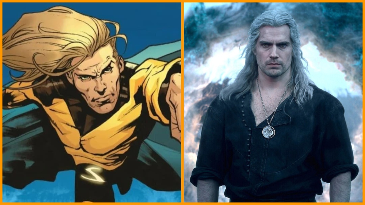 The Sentry from Marvel Comics/Henry Cavill glowers as Geralt of Rivia in 'The Witcher' 