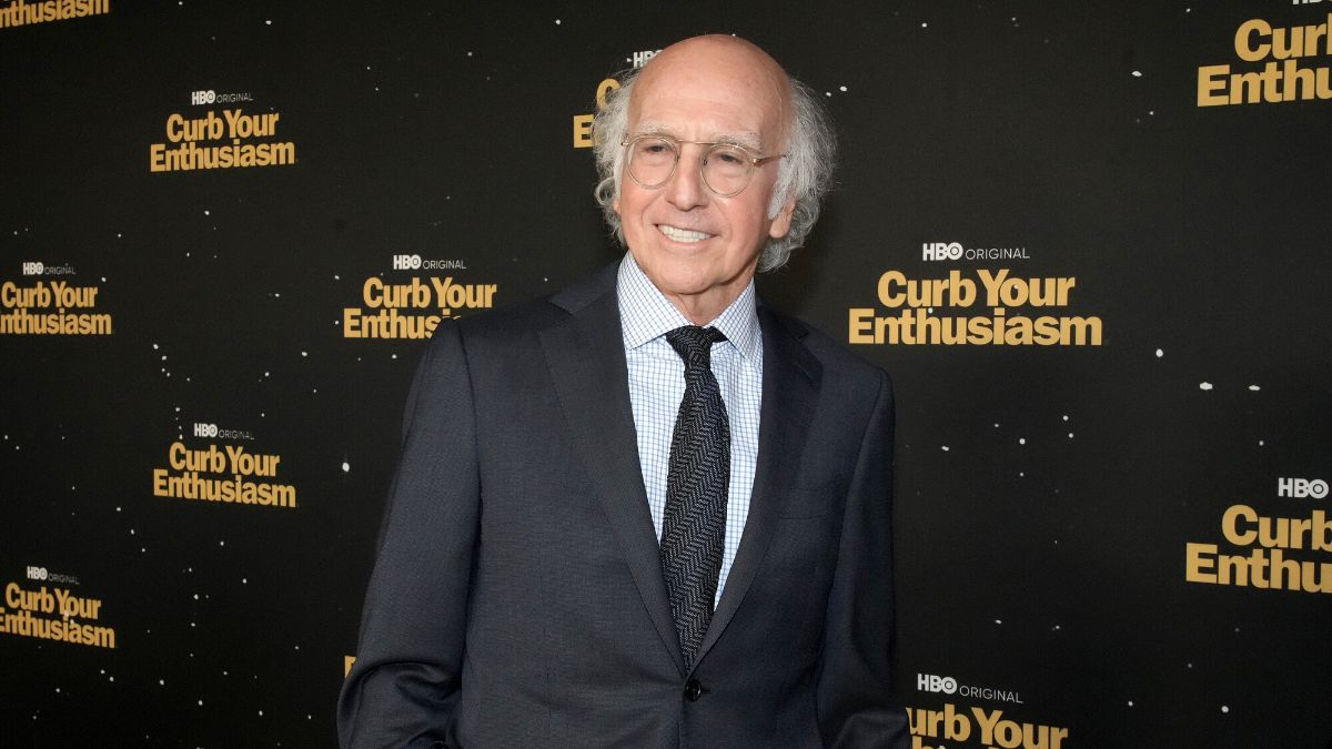 LOS ANGELES, CALIFORNIA - OCTOBER 19: Larry David attends HBO's "Curb Your Enthusiasm" Season 11 Premiere at Paramount Theatre on October 19, 2021 in Los Angeles, California. (Photo by Jeff Kravitz/FilmMagic for HBO)