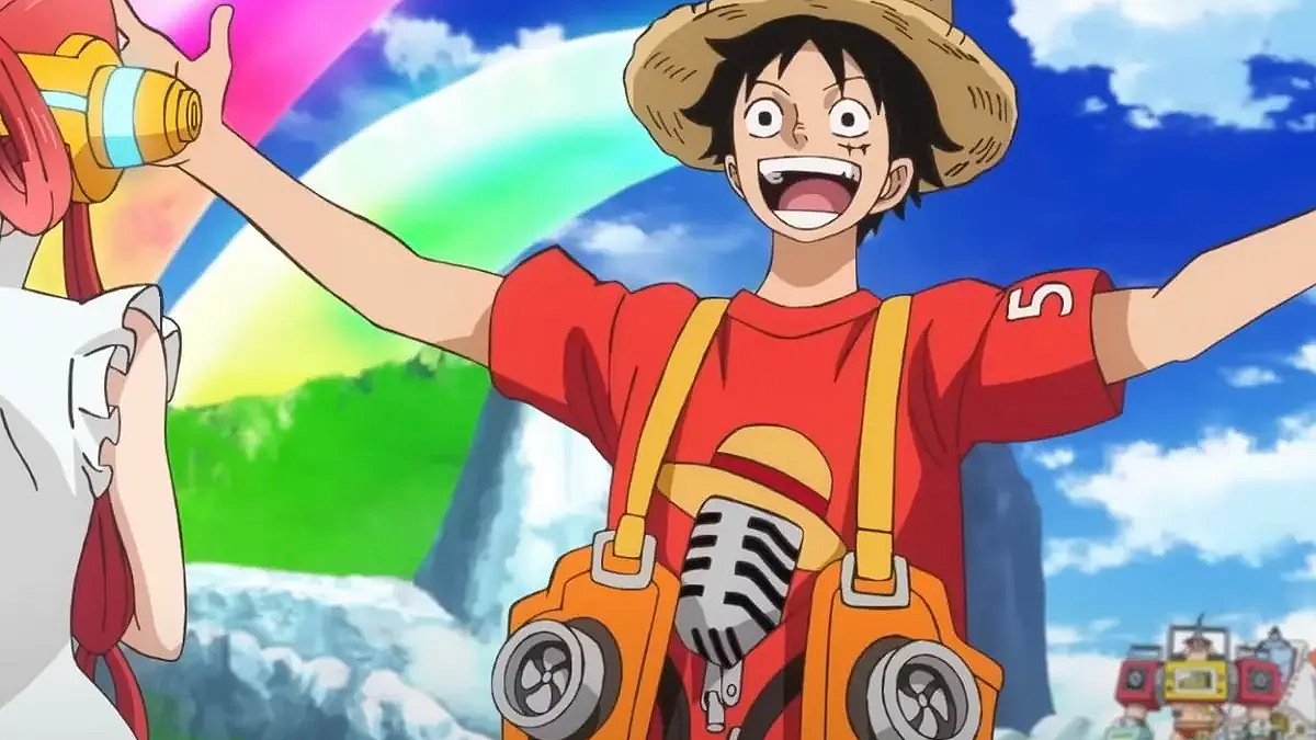 Monkey D. Luffy from the anime 'One Piece'