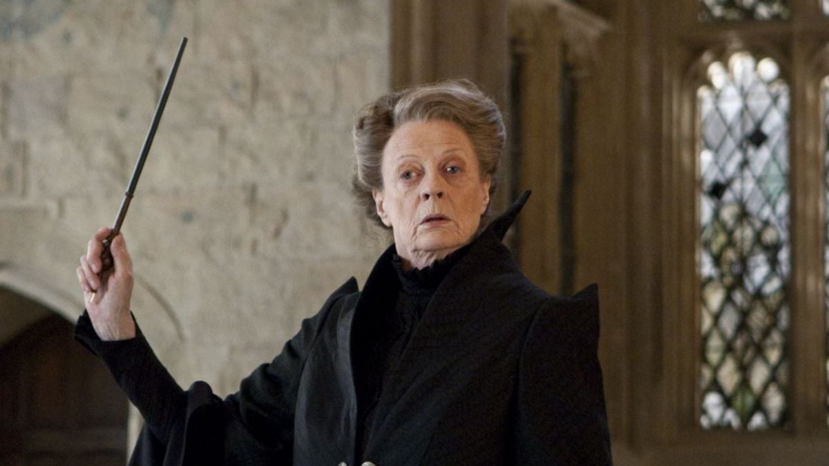 Maggie Smith as Minerva McGonagall in Harry Potter