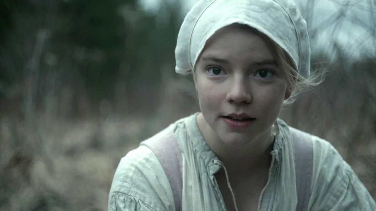 Close up of Anya Taylor Joy in 'The Witch'