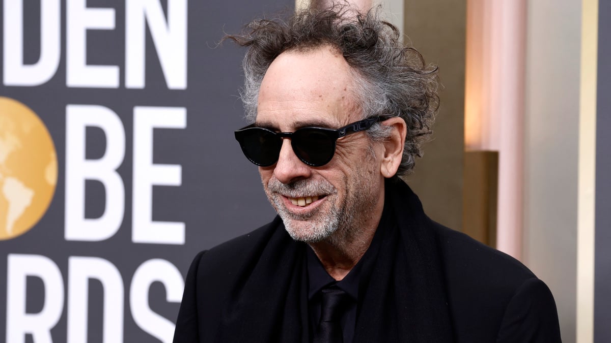 Tim Burton attends the 80th Annual Golden Globe Awards at The Beverly Hilton on January 10, 2023 