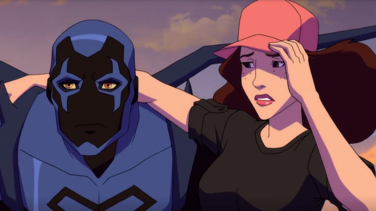 Blue Beetle and Traci Thirteen in "Young Justice: Outsiders" 