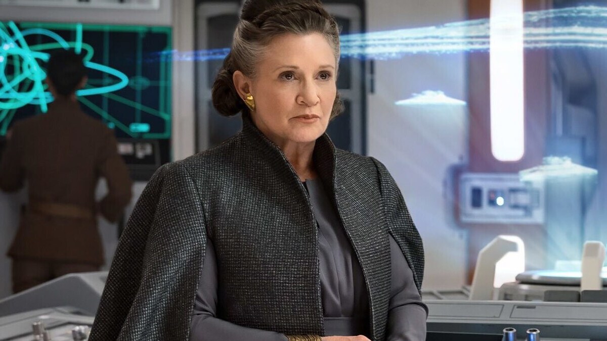 Carrie Fisher as Leia Organa in 'Star Wars: The Last Jedi' 