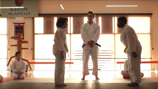 Young Maya Lopez (Darnell Besaw) attends a karate class in 'Hawkeye' episode 3