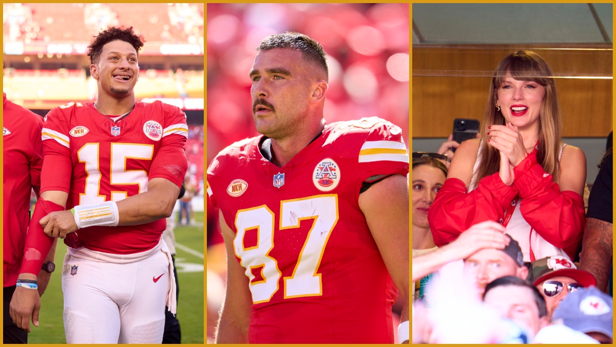 Travis Kelce of the Kansas City Chiefs celebrates after catching a News  Photo - Getty Images