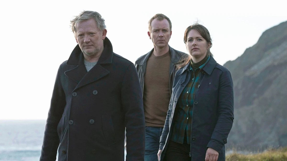 The cast of the BBC's crime show "Shetland"