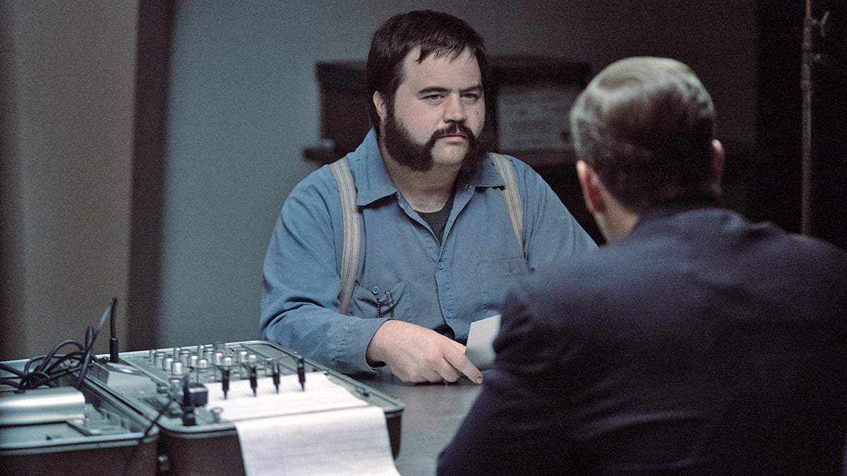 Paul Walter Hauser as serial killer Larry Hall in "Black Bird"