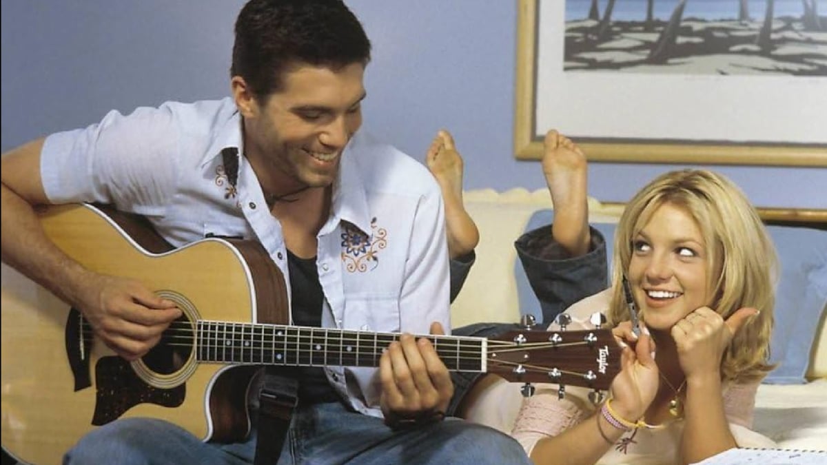 Britney Spears and Anson Mount in Crossroads