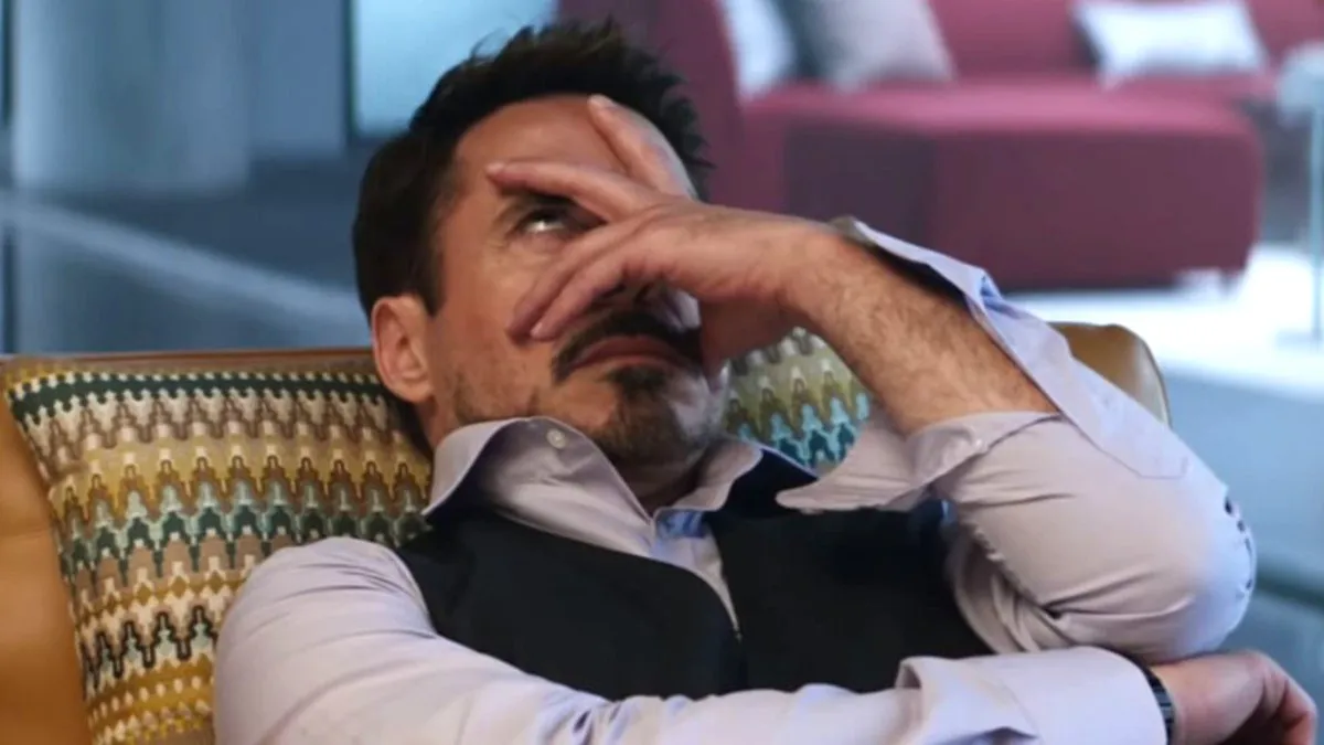 Tony Stark face palms in 'Captain America: Civil War.'