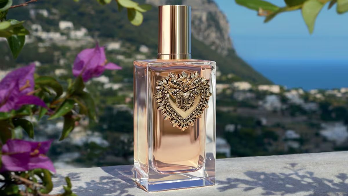 Promotional image of the Dolce & Gabbana "Devotion" perfume
