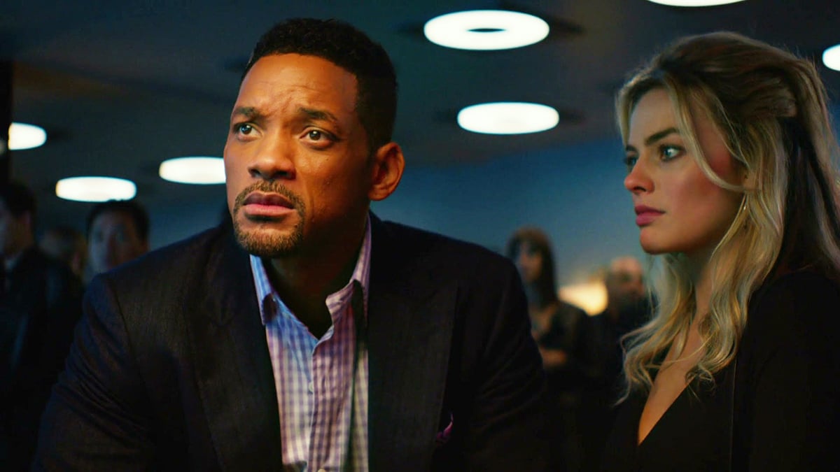 Will Smith and Margot Robbie in the 2015 film "Focus"