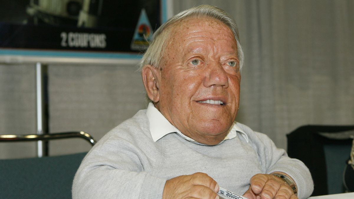 Kenny Baker, alter ego of R2-D2 during "Star Wars" Celebration IV - Day 2 - Media Day at Los Angeles Convention Center in Los Angeles, California, United States. (Photo by M. Tran/FilmMagic)