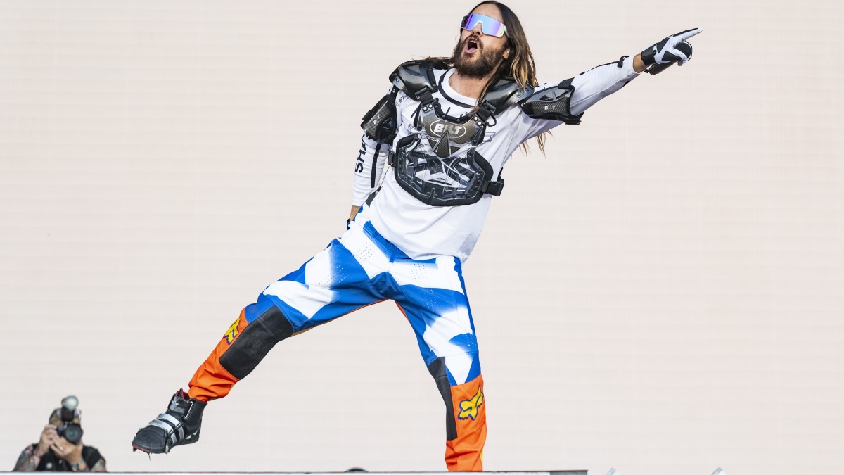 AUSTIN, TEXAS - OCTOBER 14: Jared Leto of Thirty Seconds to Mars performs during 2023 Austin City Limits Music Festival at Zilker Park on October 14, 2023 in Austin, Texas.