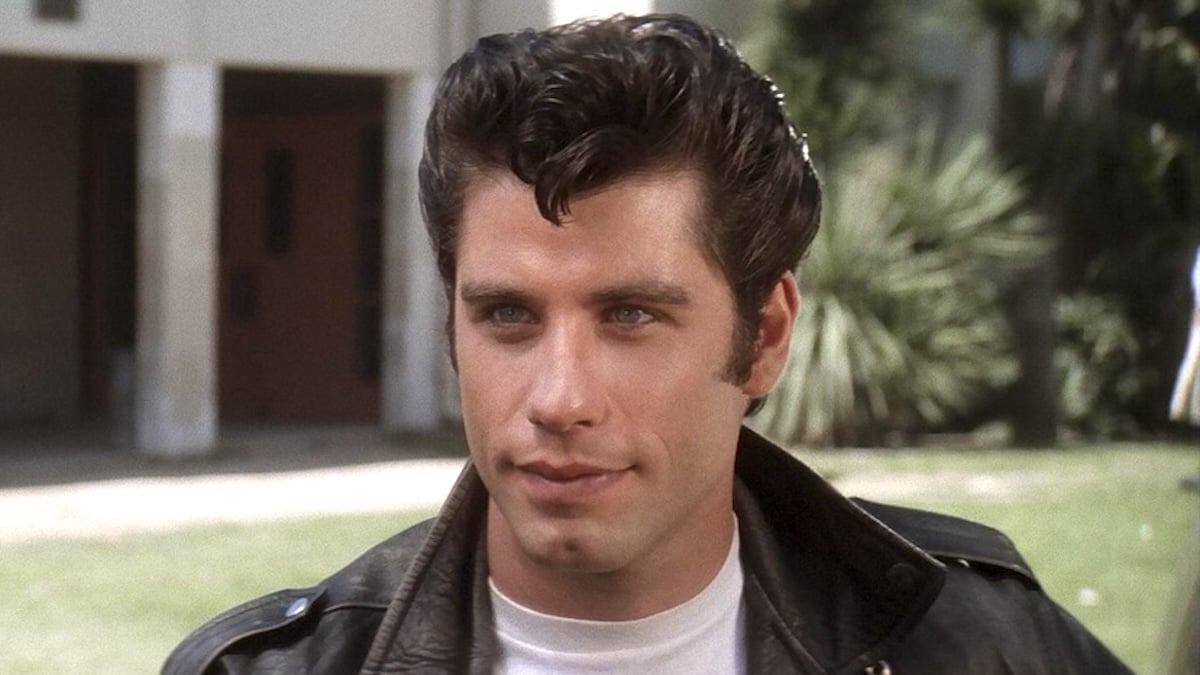 John Travolta as Danny Zuko in 'Grease'