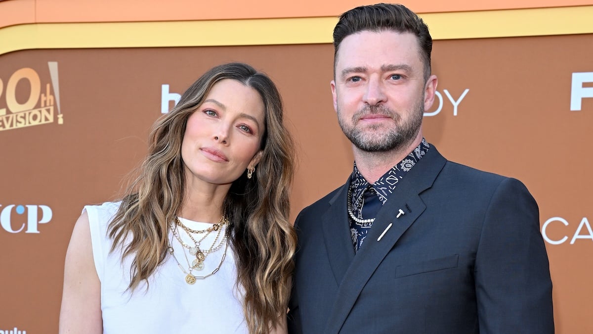 Jessica Biel and Justin Timberlake attend the Los Angeles Premiere FYC Event for Hulu's "Candy" at El Capitan Theatre